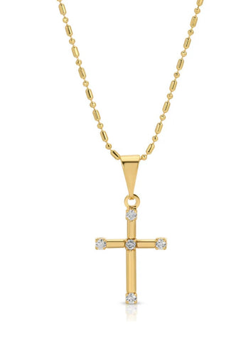Elizabeth Cross Necklace