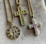 Donatella Cross Necklace (More Colors)