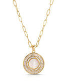 Pearl Mother Mary Necklace