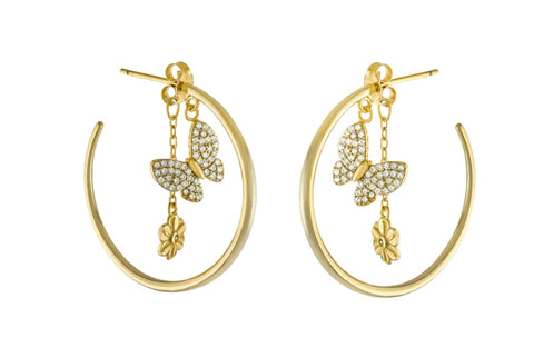 Butterfly Hoops