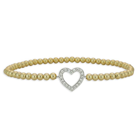 Outline Eifram Heart Bracelet