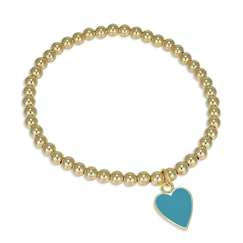 Eifram Enamel Heart Bracelet