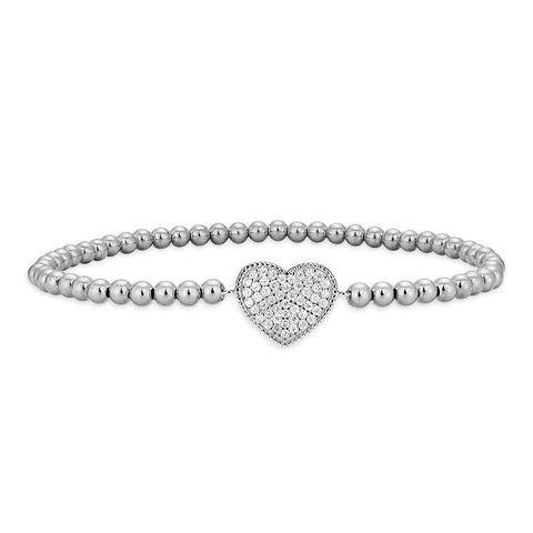 Eifram Silver Heart Bracelet