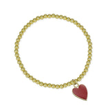 Eifram Enamel Heart Bracelet