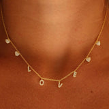 Love Heart Necklace (More Metals)