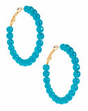 Glass Beaded Hoops (More Colors)
