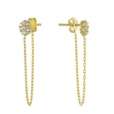 Curb Chain Post Earrings – Gemma Collection
