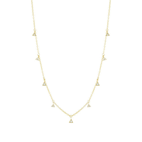 Triangle Choker Necklace