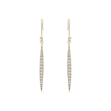 Pave Marquise Stick Earrings - Best Sellers