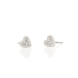 Pave Heart Studs - Best Sellers