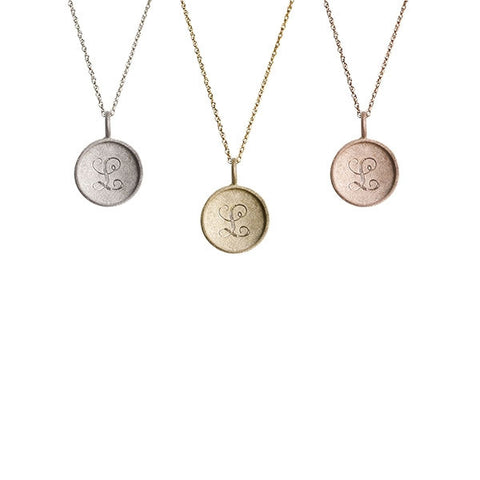 Numbers Disc Necklace